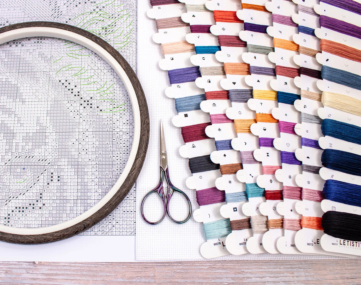 Kit de Punto de Cruz Letistitch - Eyes of the Wild L9957