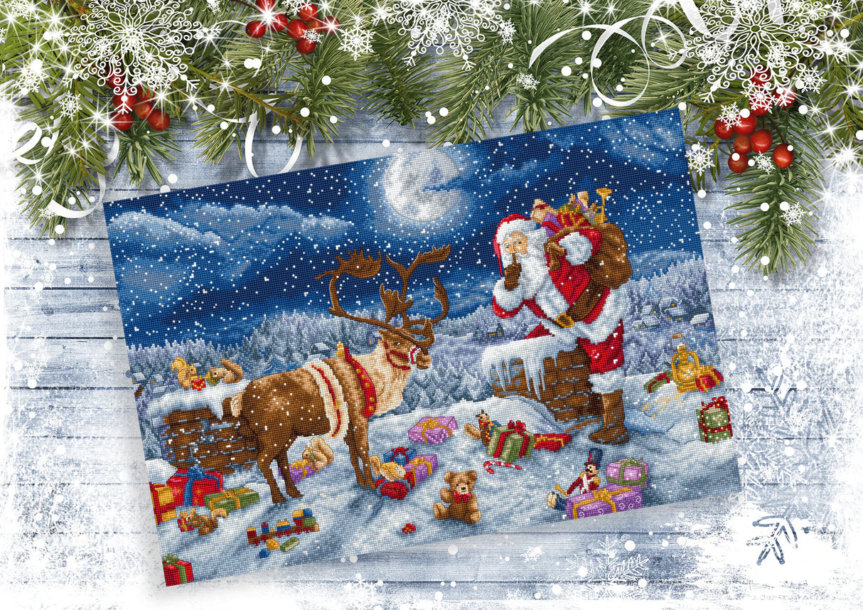 Kit de Punto de Cruz Letistitch - Silent Night Gift L9958