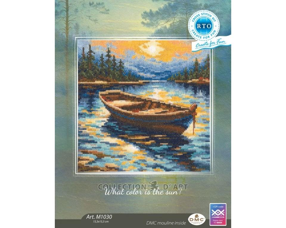 Kit de point de croix « De quelle couleur est le soleil ? » - RTO M1030