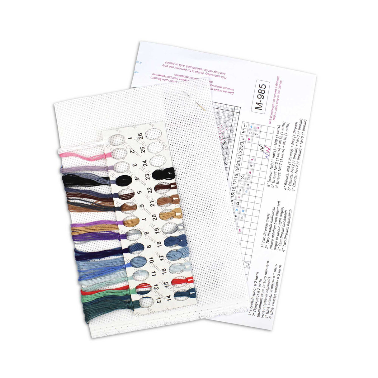 Kit de point de croix « Un morceau de mer » MP Studia SM-985
