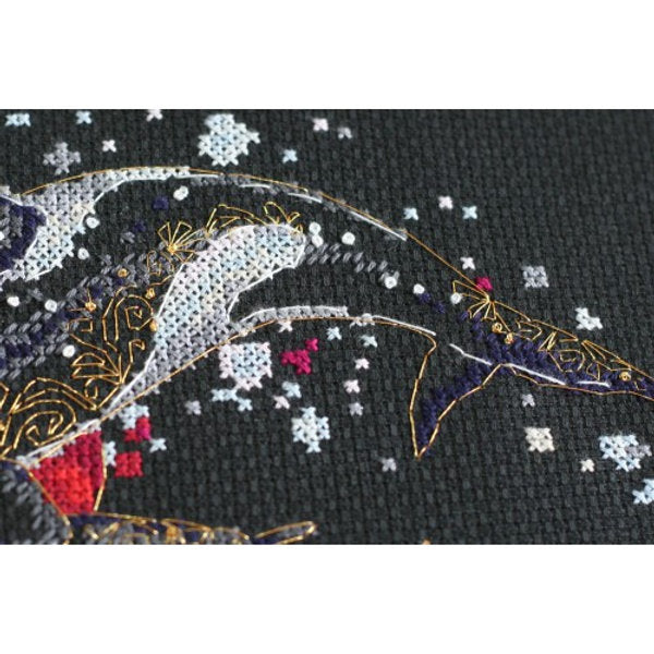 AH-130 Orcas - Cross Stitch Kit - Abris Art