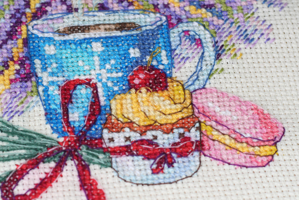 AH-173 Morning in Provence - Cross Stitch Kit - Abris Art