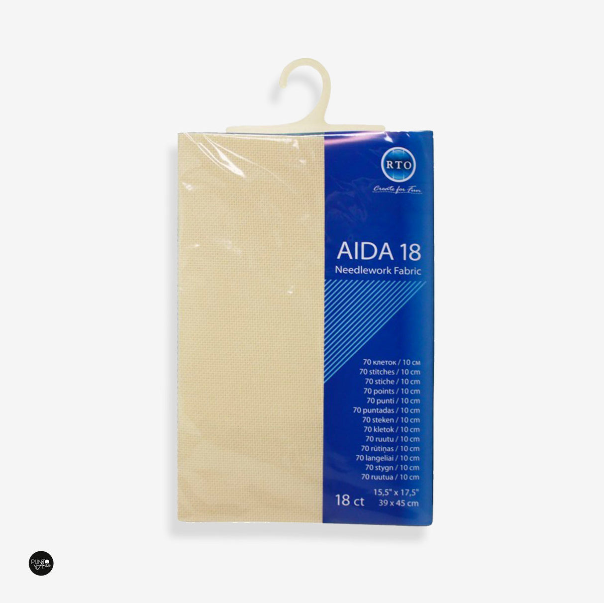 Aida fabric 18 count. / Ecru - RTO AIDA18-264