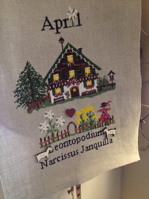 April - Lilli Violette - Cross Stitch Chart