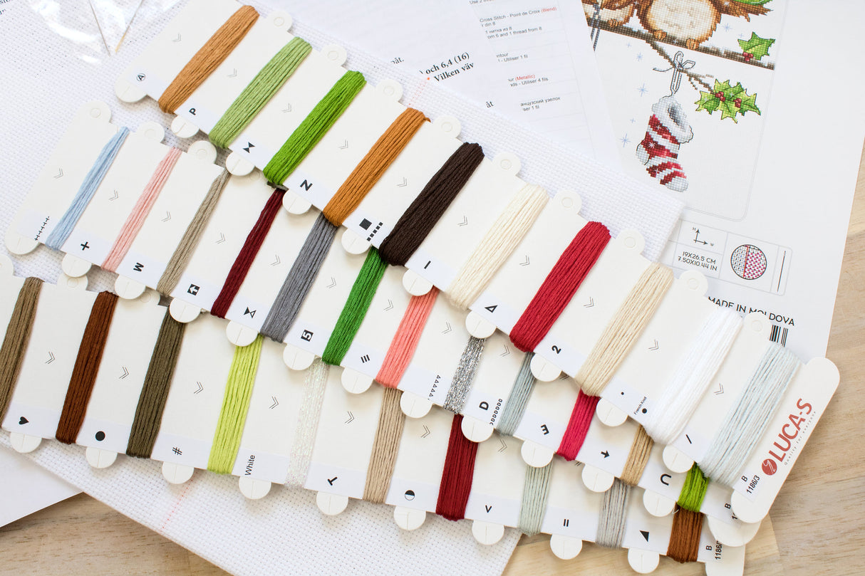 The owls - B1186 Luca-S - Cross Stitch Kit