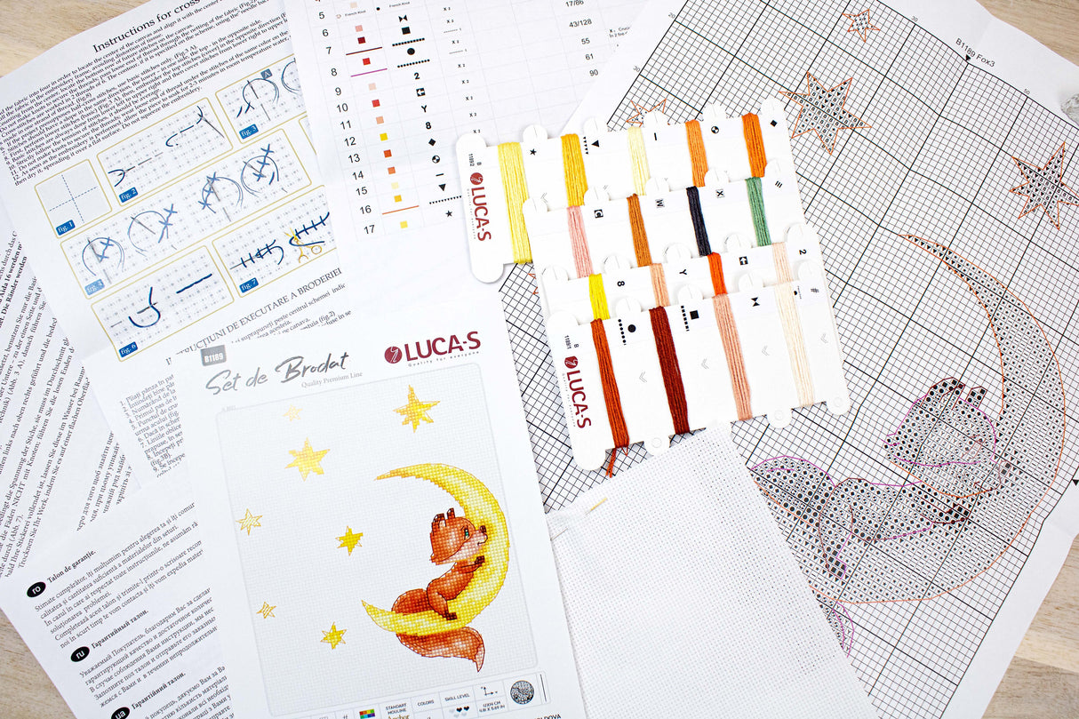 B1189 Zorro 3 - Luca-S - Kit de Punto de Cruz