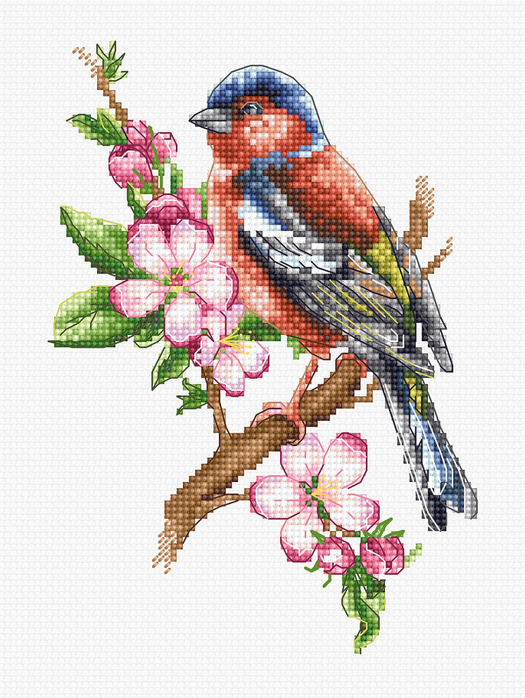 Chaffinch Bird - B1196 Luca-S - Cross Stitch Kit