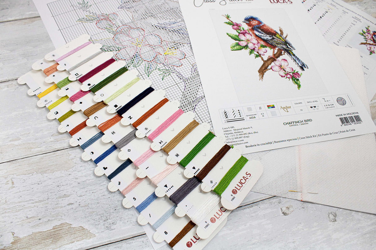 Chaffinch Bird - B1196 Luca-S - Cross Stitch Kit