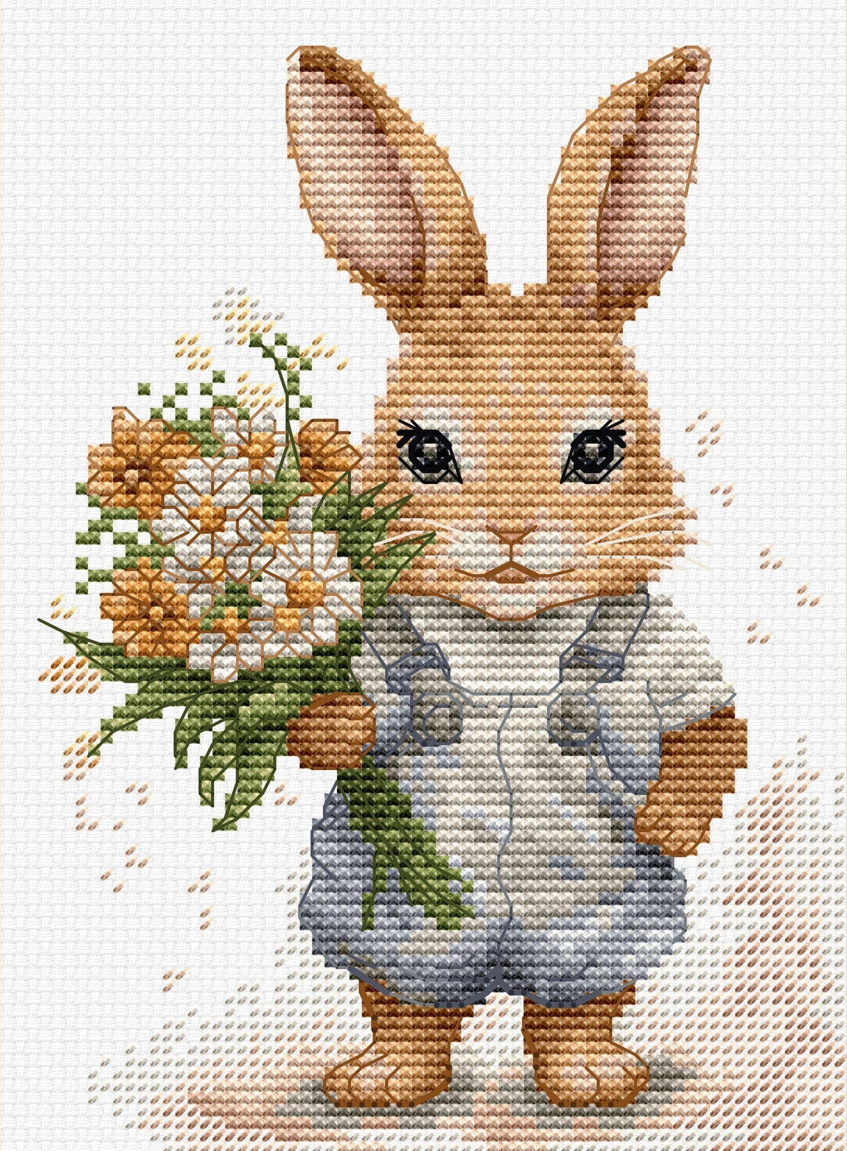 Cross Stitch Kit "The Bunny's Surprise" by Luca-S, B1409