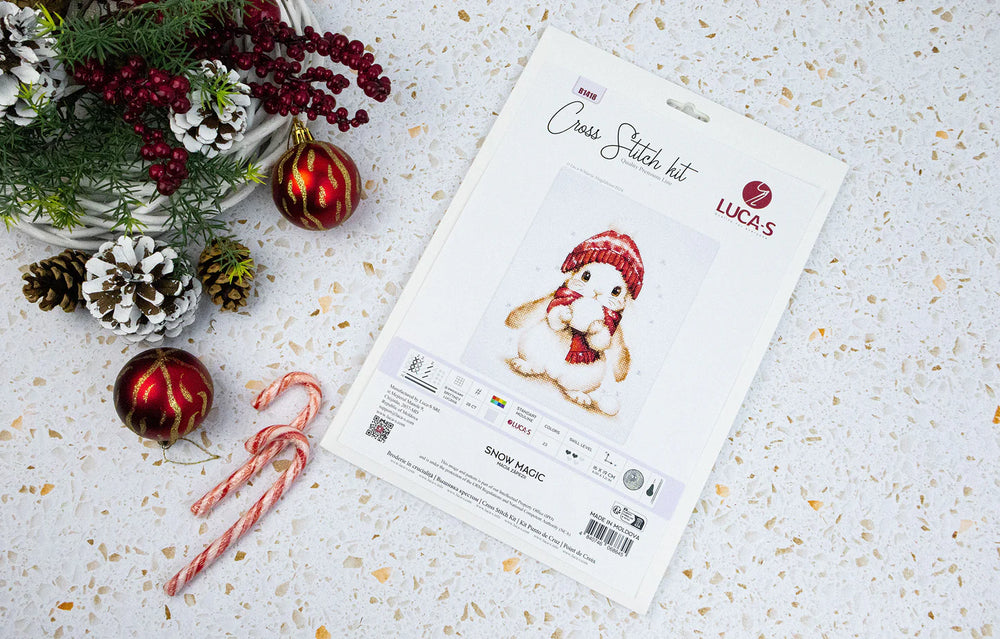 Kit de point de croix Luca-S - « Magie des neiges » (B1418)