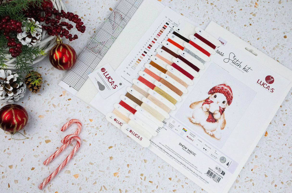 Kit de point de croix Luca-S - « Magie des neiges » (B1418)