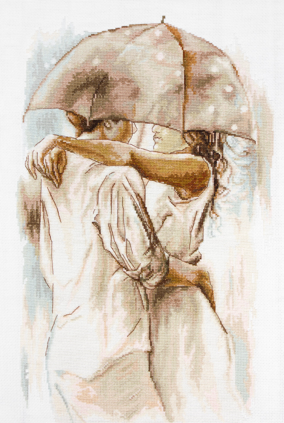 (Discontinued) B2293 Under the umbrella - Luca-S - Cross Stitch Kit