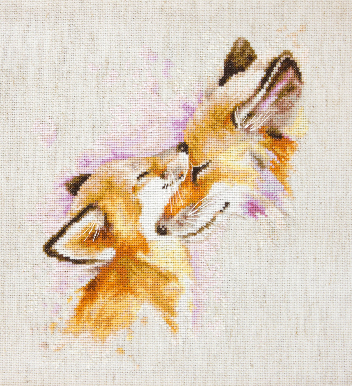 B2312 Foxes - Luca-S - Cross Stitch Kit