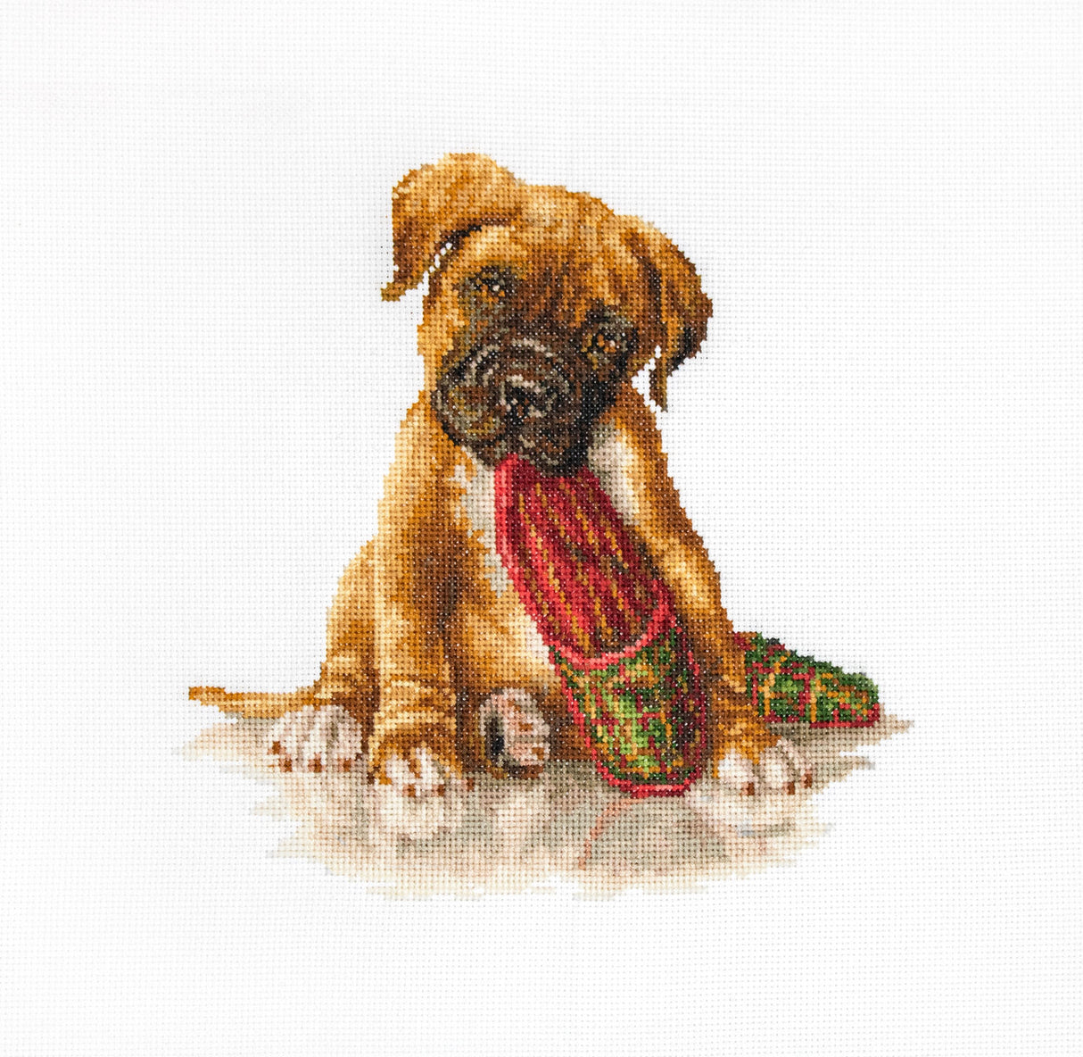 B2338 The boxer - Luca-S - Cross Stitch Kit