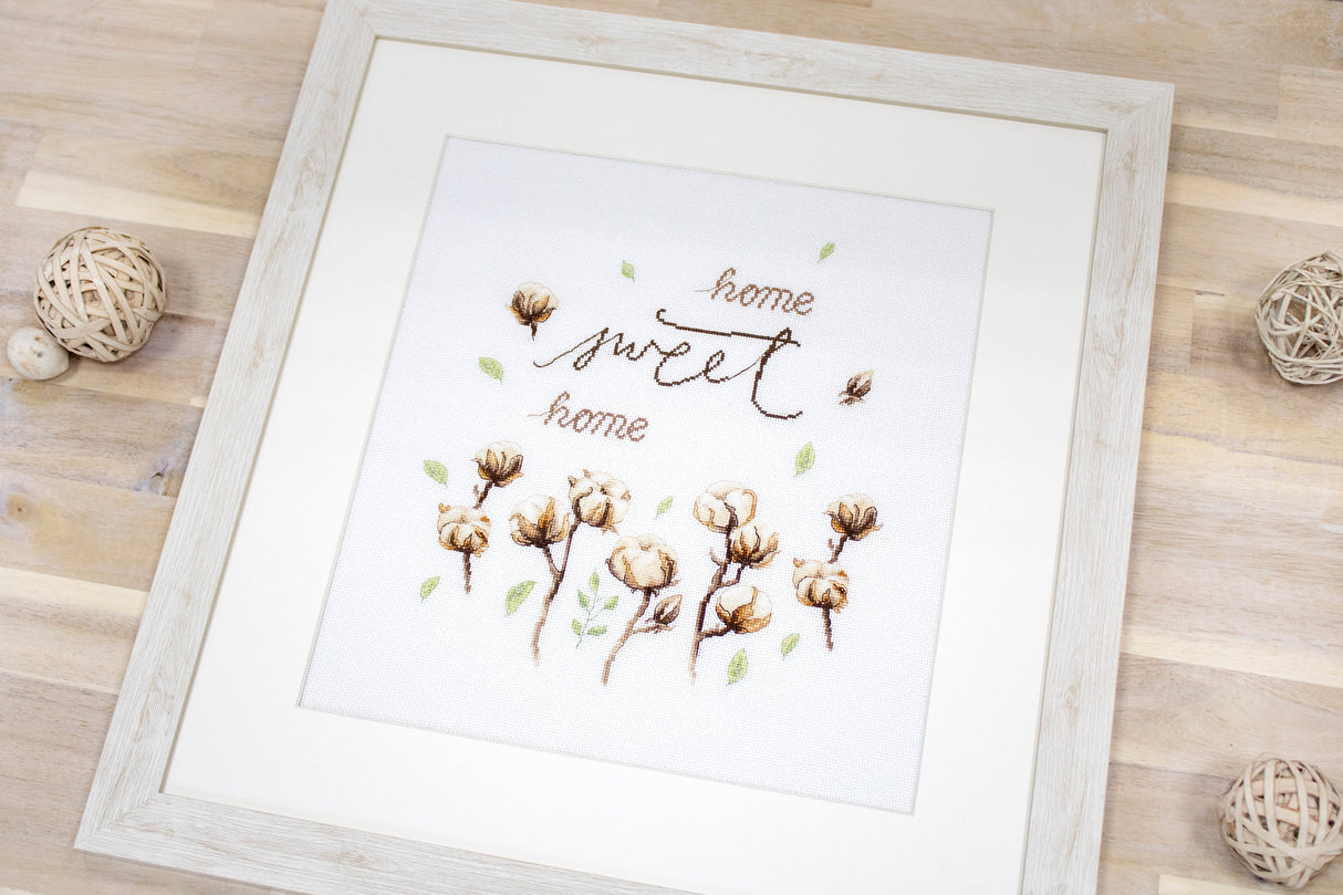 B2347 Cotton / Home Sweet Home - Luca-S - Cross Stitch Kit