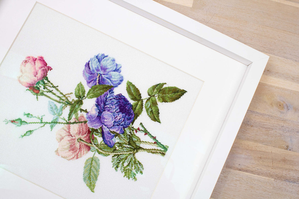 B2349 Bouquet de fleurs - Luca-S - Kit de point de croix