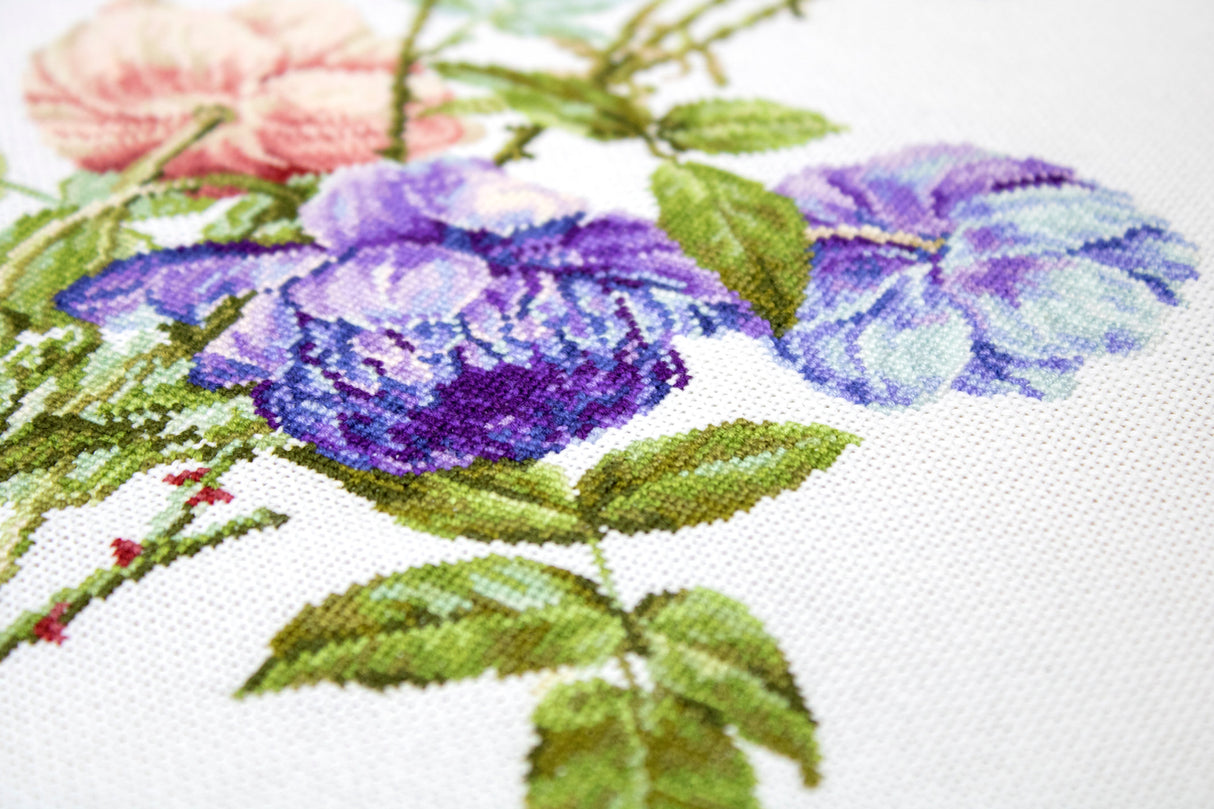 B2349 Bouquet de fleurs - Luca-S - Kit de point de croix