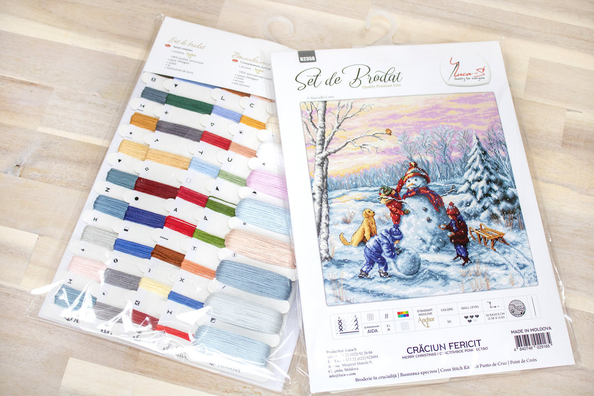 B2358 Merry Christmas - Luca-S - Cross Stitch Kit