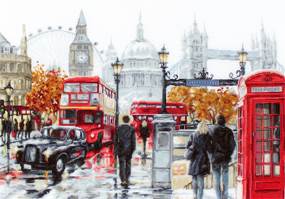 Kit de point de croix "Londres" par Luca-S - B2376