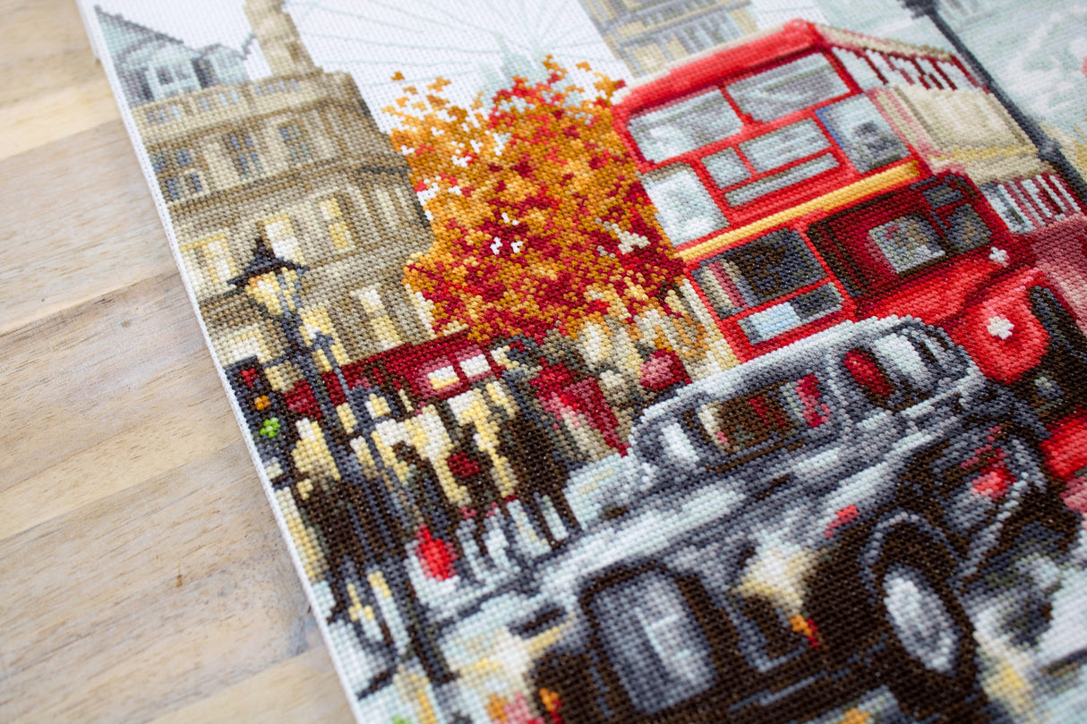 Kit de point de croix "Londres" par Luca-S - B2376