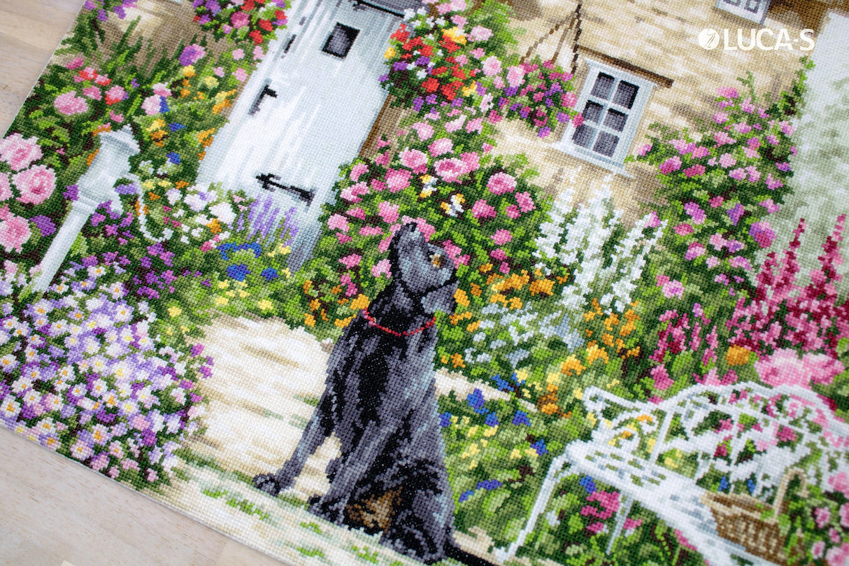 Cabin Garden - Luca-S Cross Stitch Kit B2377