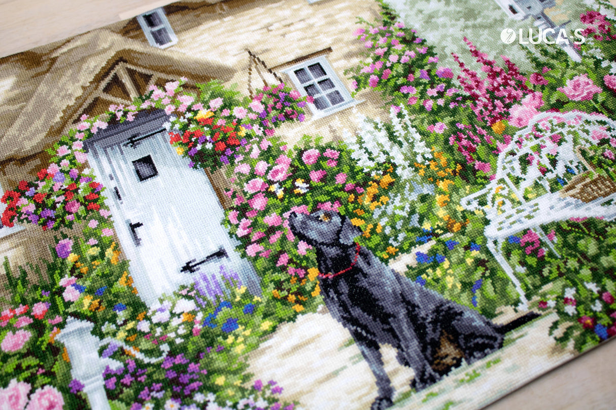 Cabin Garden - Luca-S Cross Stitch Kit B2377
