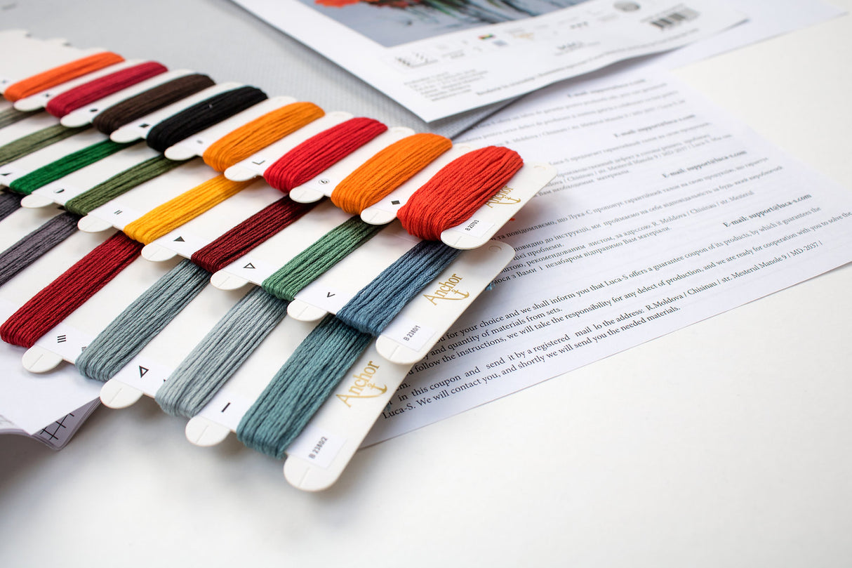 Les Coquelicots - B2380 Luca-S - Kit de point de croix