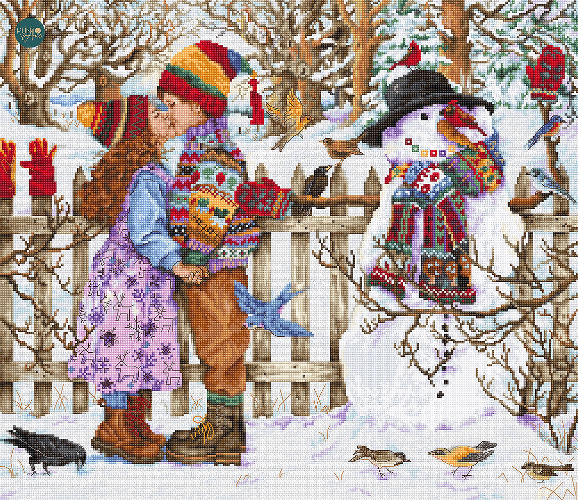 First kiss - B2389 Luca-S - Cross Stitch Kit