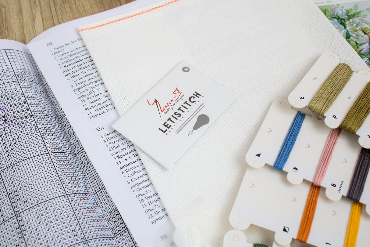 (Discontinué) Chaton mignon - B2391 Luca-S - Kit de point de croix