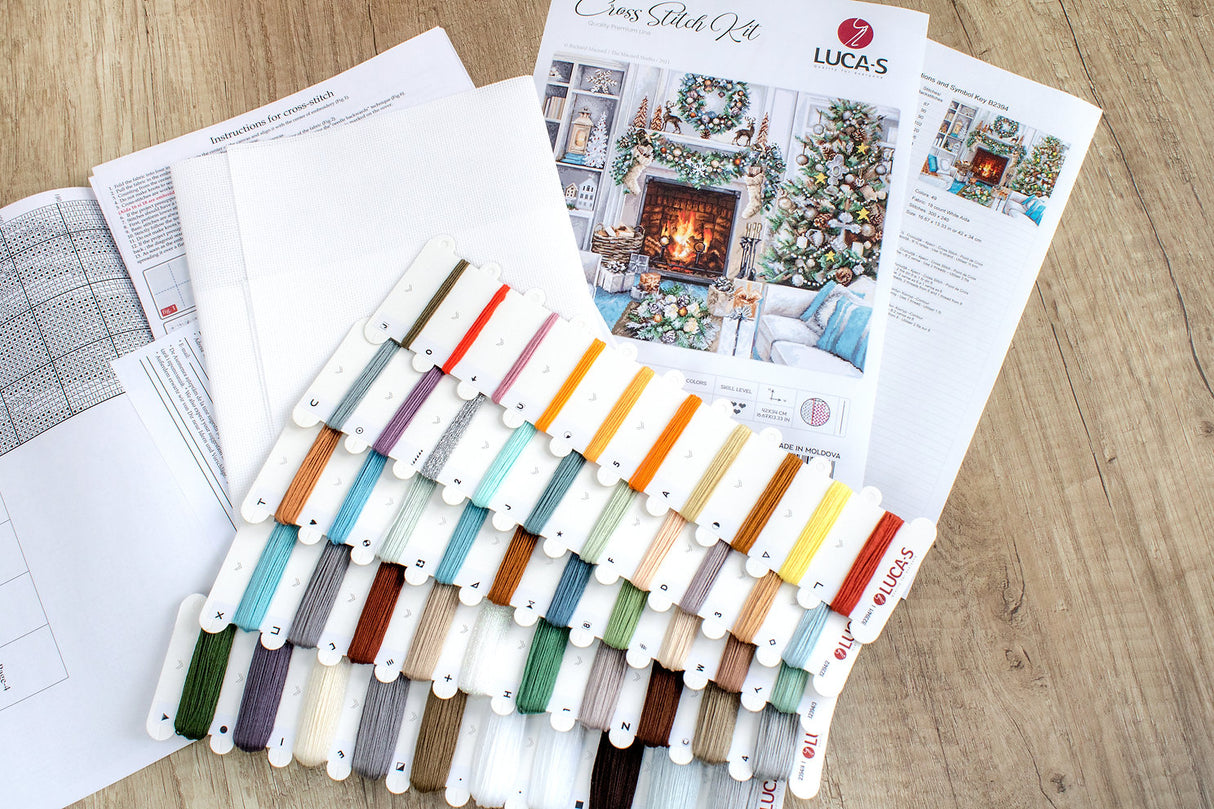 B2394 Christmas Interior - Luca-S - Cross Stitch Kit