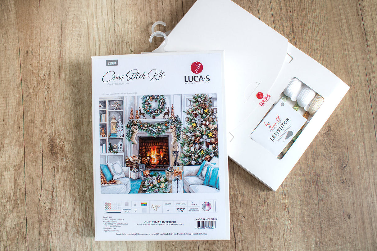 B2394 Christmas Interior - Luca-S - Cross Stitch Kit