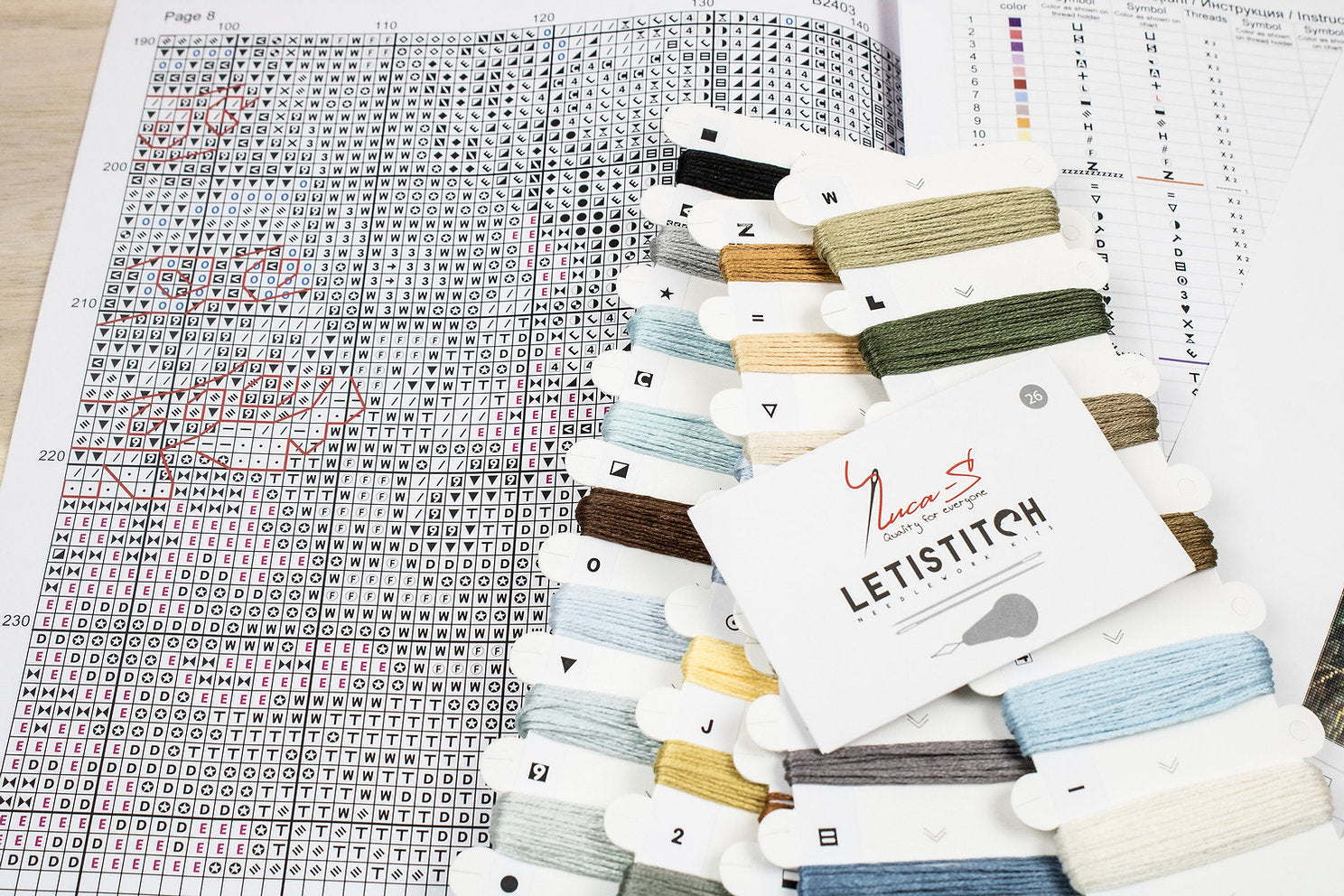 Une vue intime - Kit de point de croix Luca-S B2403