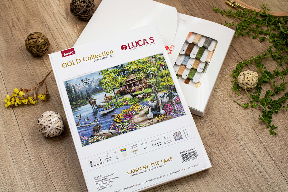 Cabin By The Lake - B2410 Luca-S - Cross Stitch Kit