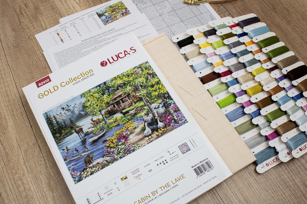 Cabin By The Lake - B2410 Luca-S - Cross Stitch Kit