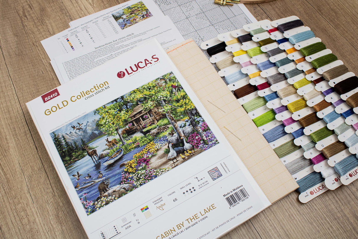 Cabin By The Lake - B2410 Luca-S - Cross Stitch Kit