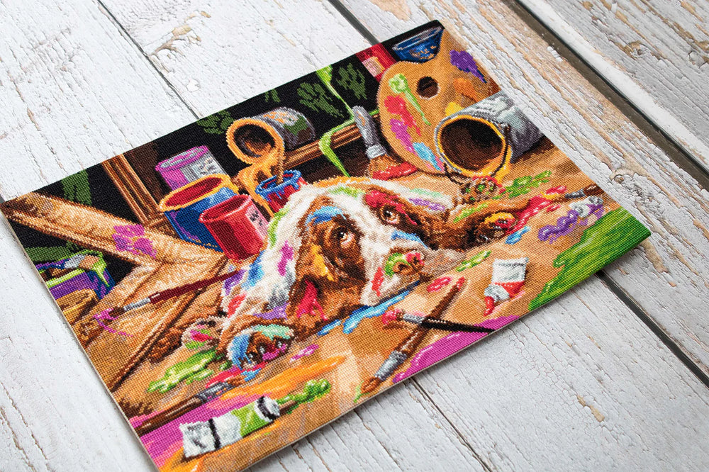 Cross Stitch Kit - Picasso Dog B2415 by Luca-S