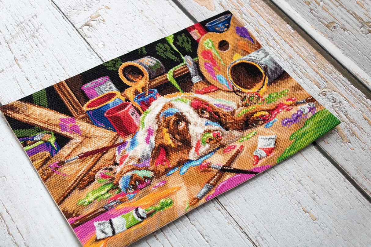 Cross Stitch Kit - Picasso Dog B2415 by Luca-S