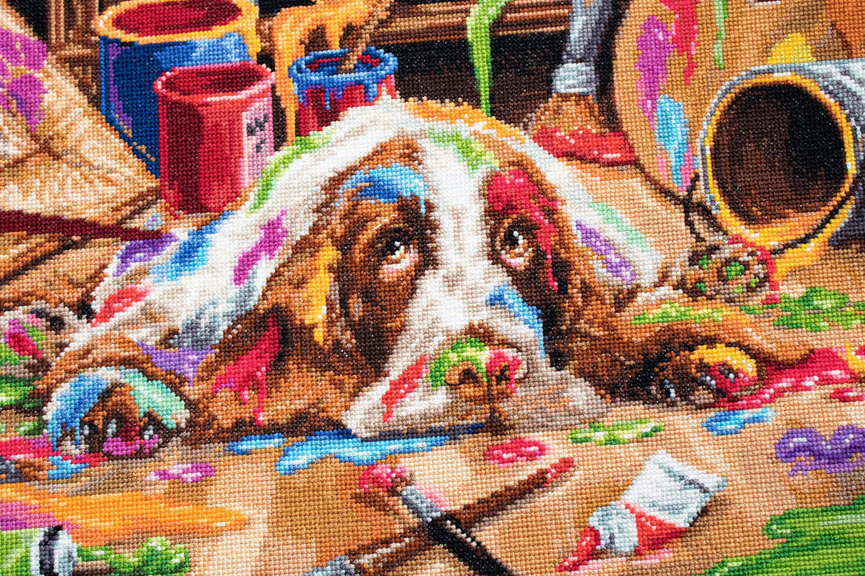 Cross Stitch Kit - Picasso Dog B2415 by Luca-S