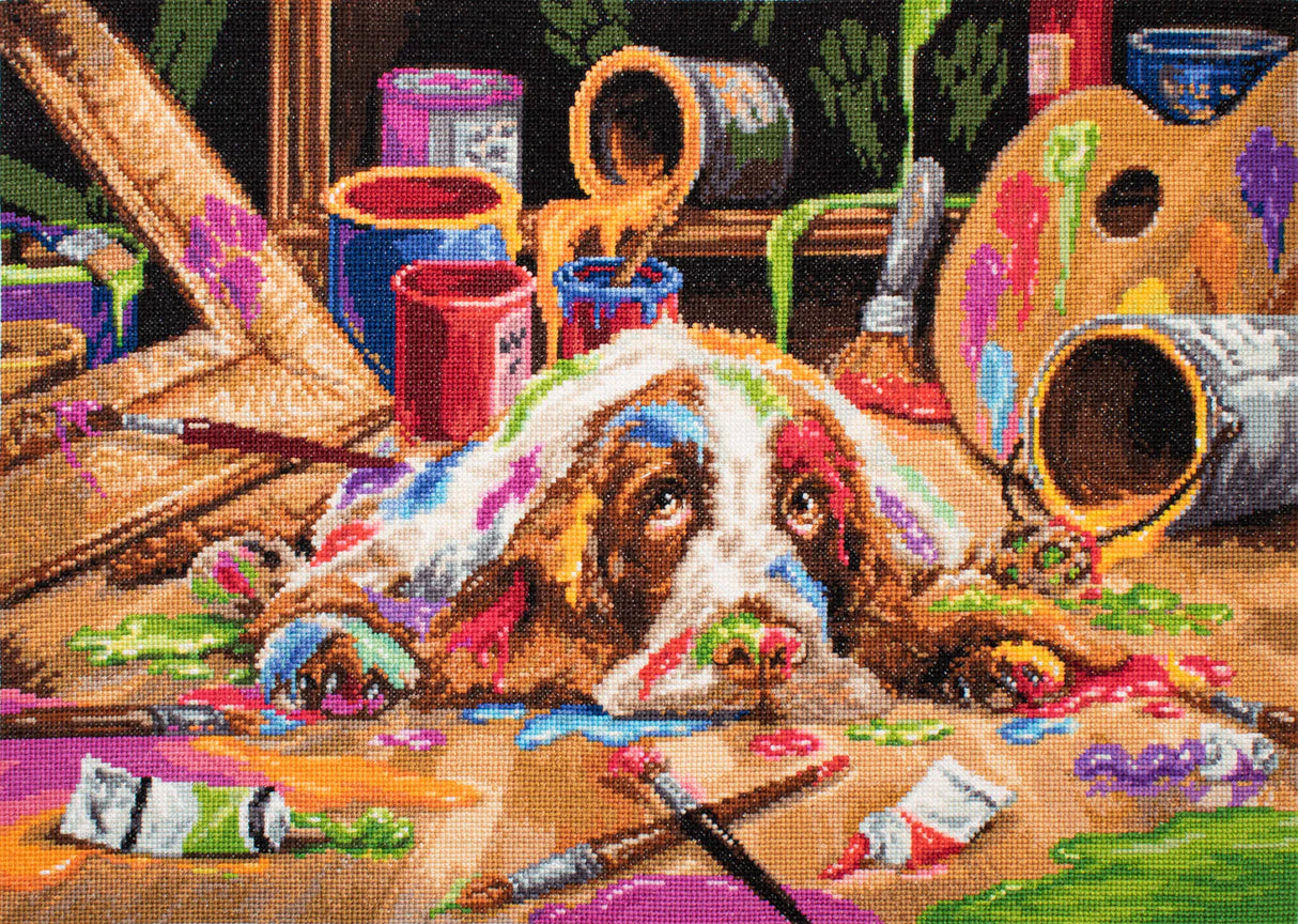 Cross Stitch Kit - Picasso Dog B2415 by Luca-S