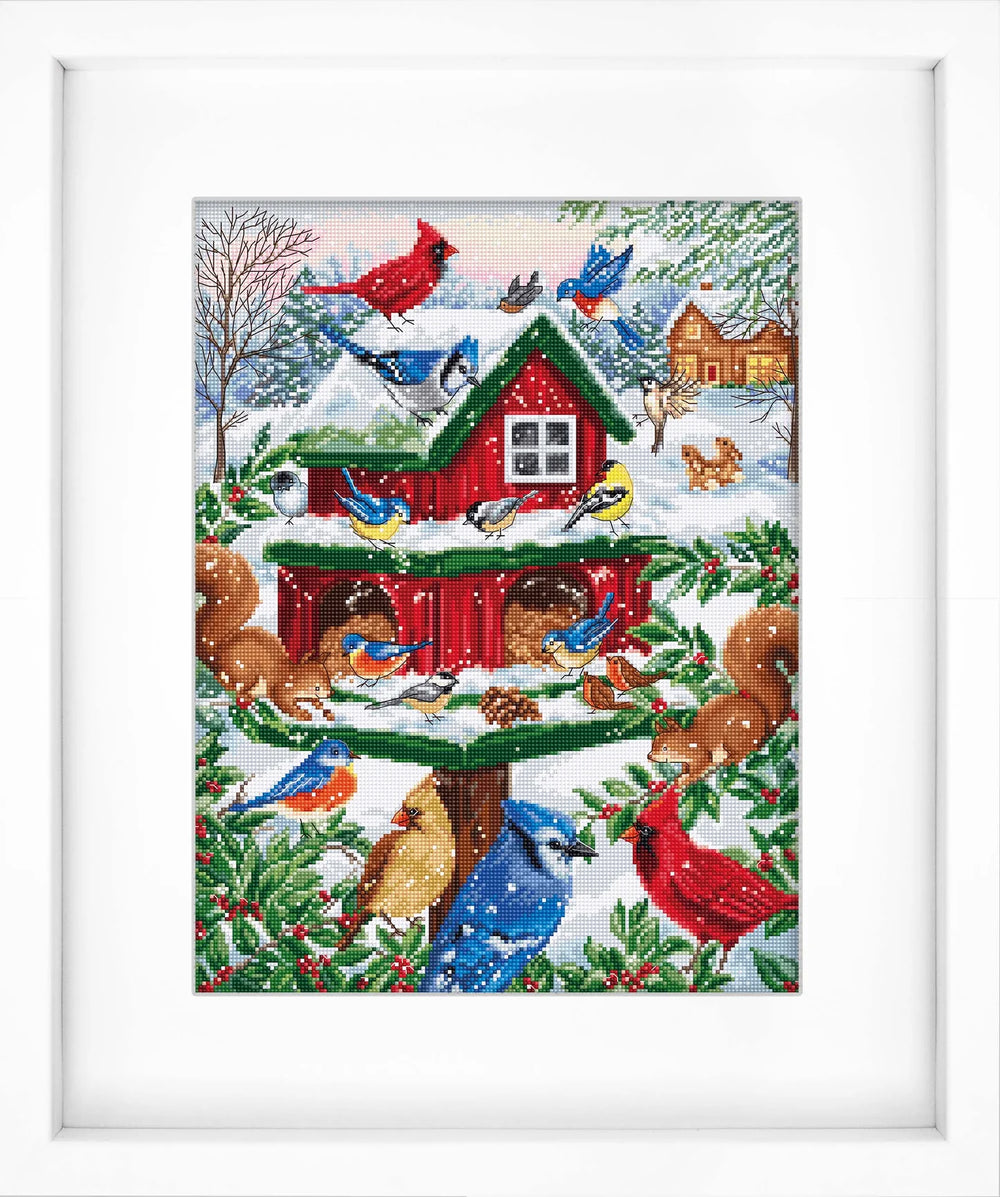 Cross Stitch Kit - Blissful Bird Feeder - B2417 Luca-S