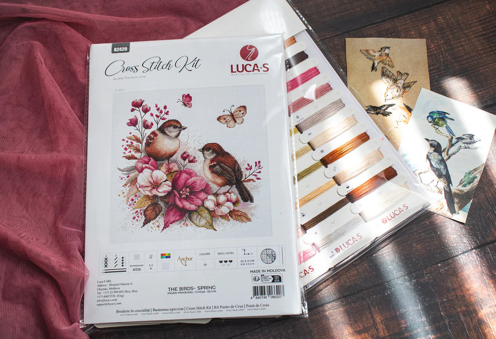 Cross Stitch Kit - The Birds - Spring - B2420 Luca-S