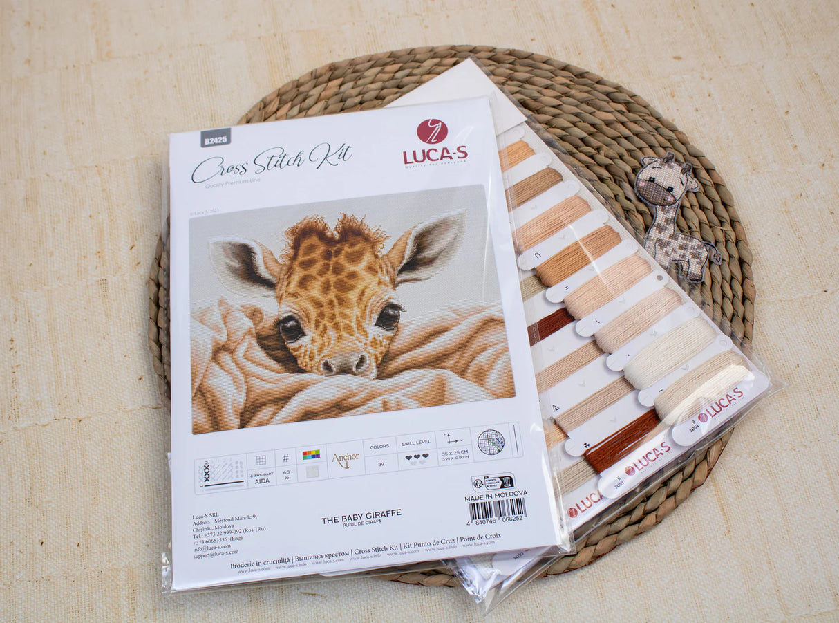 Kit de point de croix - Le bébé girafe - B2425 Luca-S