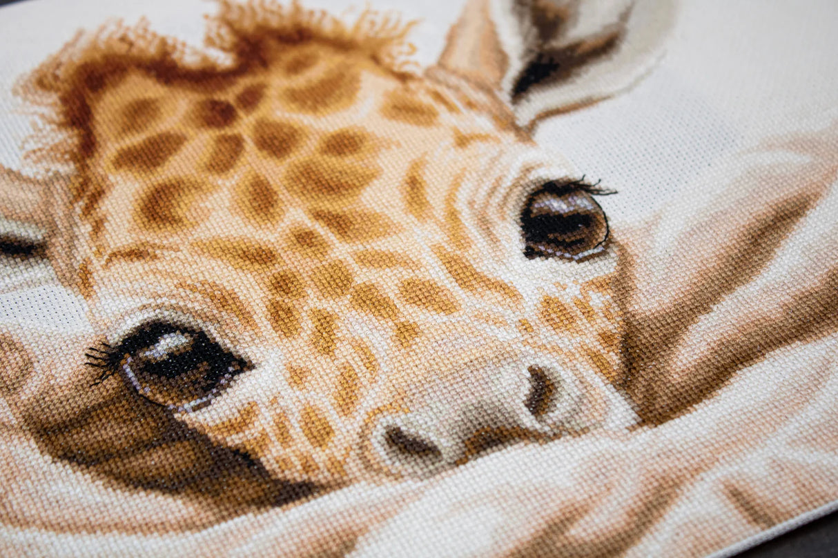 Kit de point de croix - Le bébé girafe - B2425 Luca-S