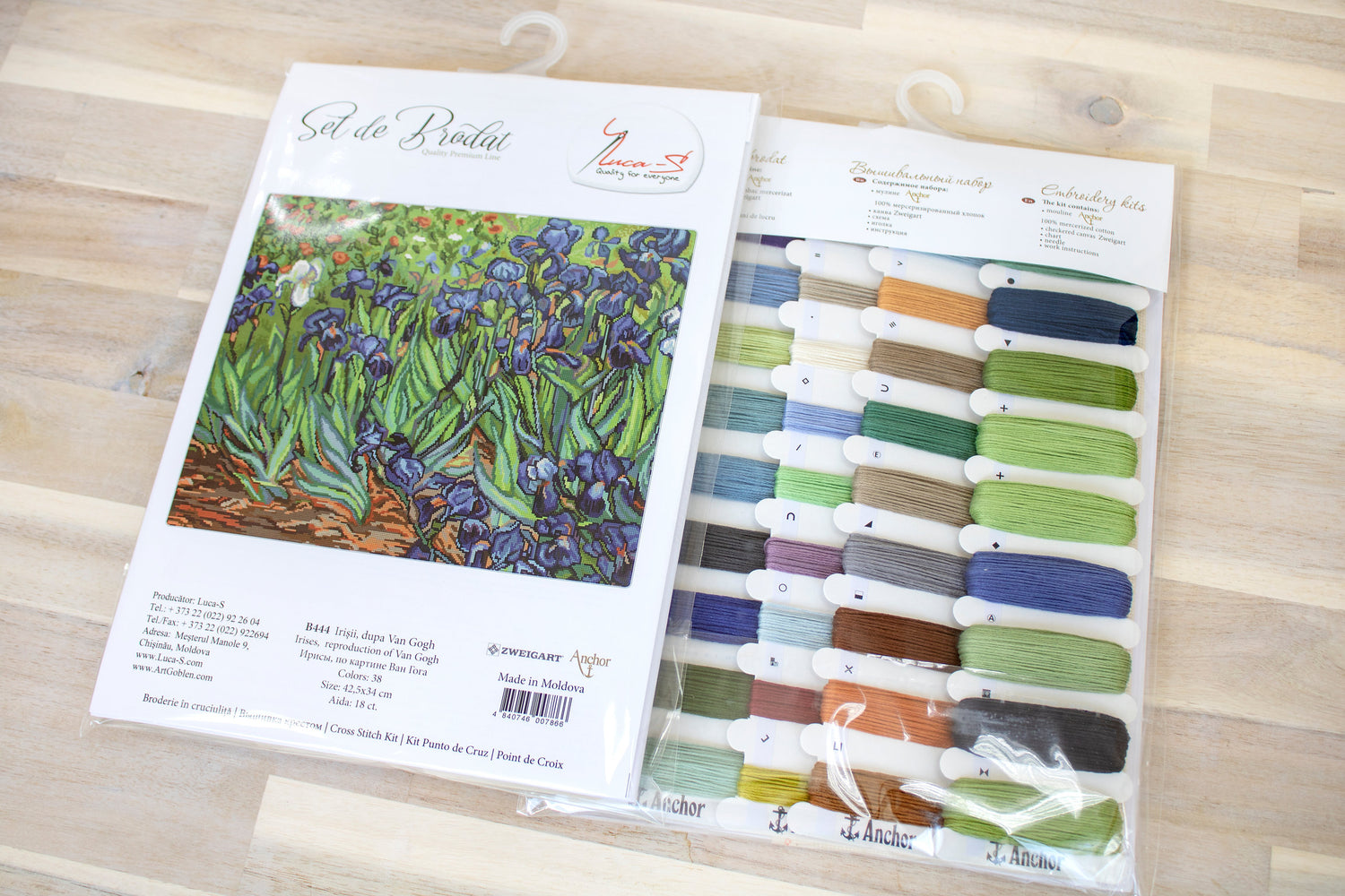 Van Gogh Lilies - B444 Luca-S - Cross Stitch Kit