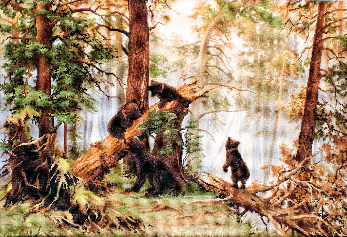 Morning in a Pine Forest - B452 Luca-S - Cross Stitch Kit