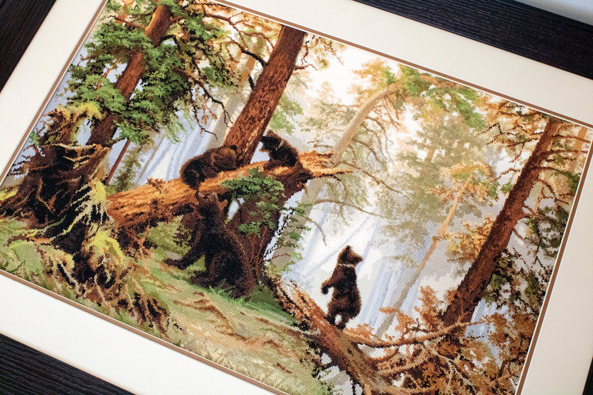 Morning in a Pine Forest - B452 Luca-S - Cross Stitch Kit