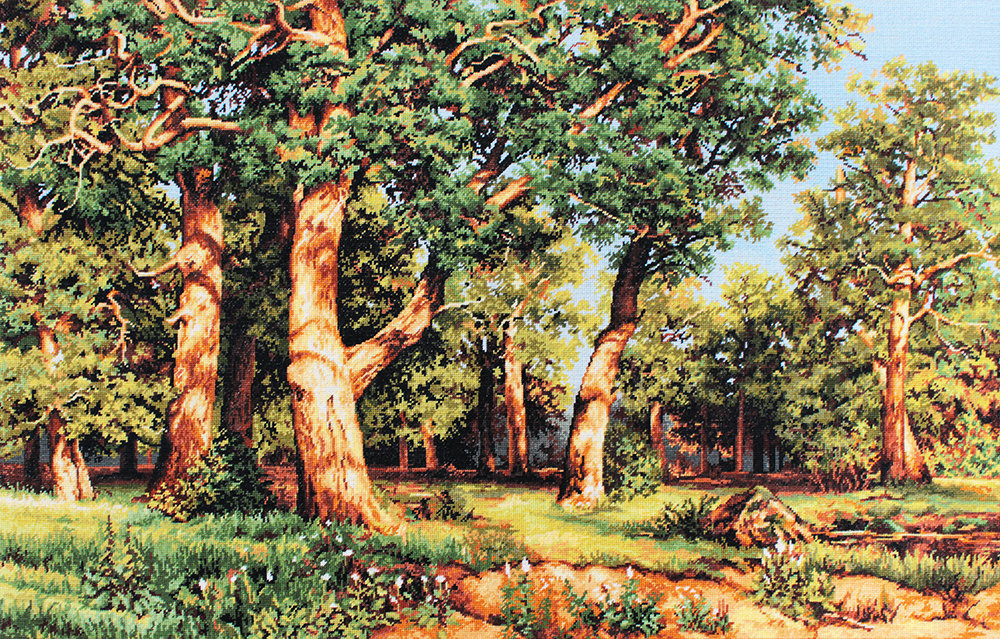 Kit de point de croix 'La forêt qui murmure' - B476 par Luca-S