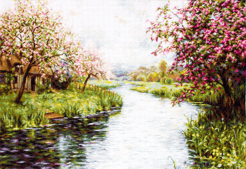 Spring Landscape Cross Stitch Kit - B545 Luca-S