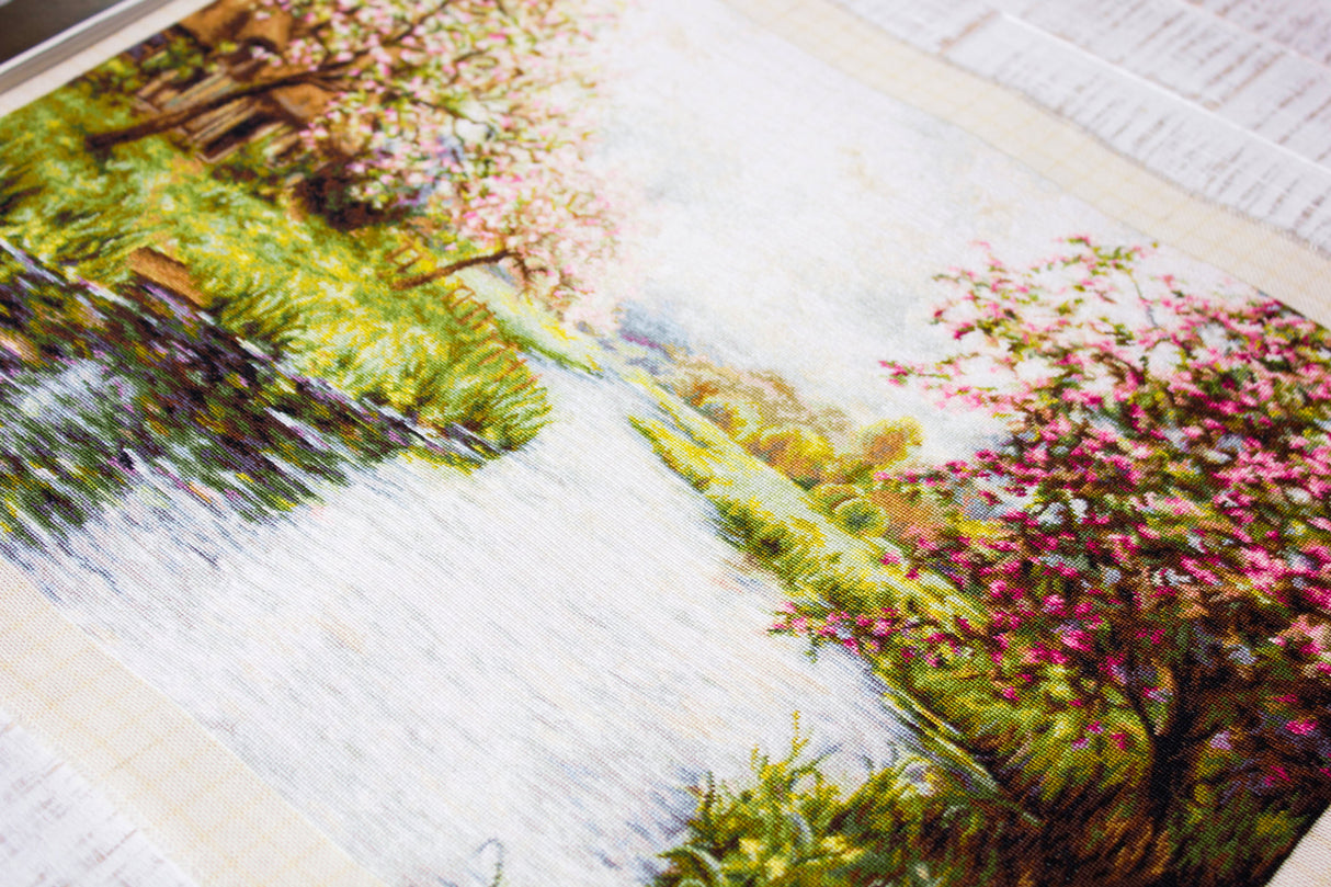 Spring Landscape Cross Stitch Kit - B545 Luca-S