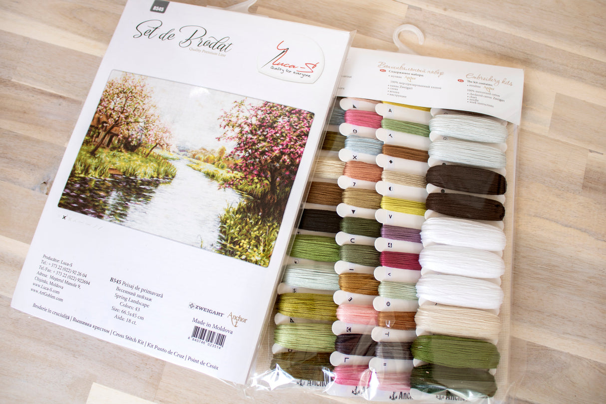 Spring Landscape Cross Stitch Kit - B545 Luca-S